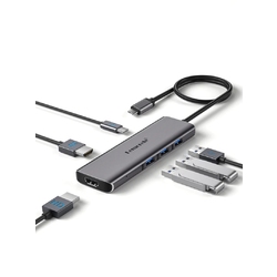Lemorele USB-C 6-in-1 docking station - Док-станция