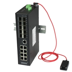 OSNOVO SW-808010/ILS(port 90W,720W) - Промышленный управляемый (L2+) Ultra PoE коммутатор