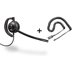 Plantronics EncorePro HW530/U10P-S - Телефонная гарнитура в комплекте с переходником Plantronics U10P-S