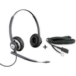 Plantronics EncorePro HW720/U10P-S19 - Телефонная гарнитура в комплекте с переходником Plantronics U10P-S19